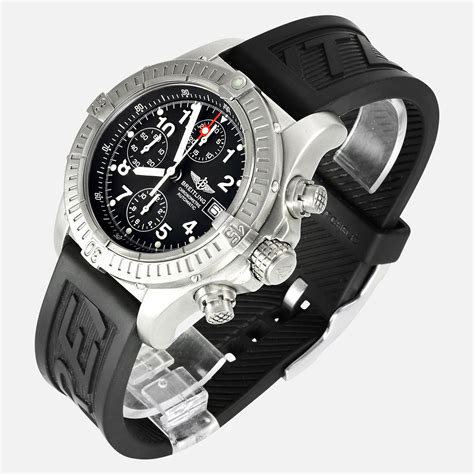 breitling black titanium watch|breitling avenger titanium chronograph.